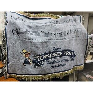 Tennessee Pride Odom's Real Country Sausage with Song and Notes Blanket Throw